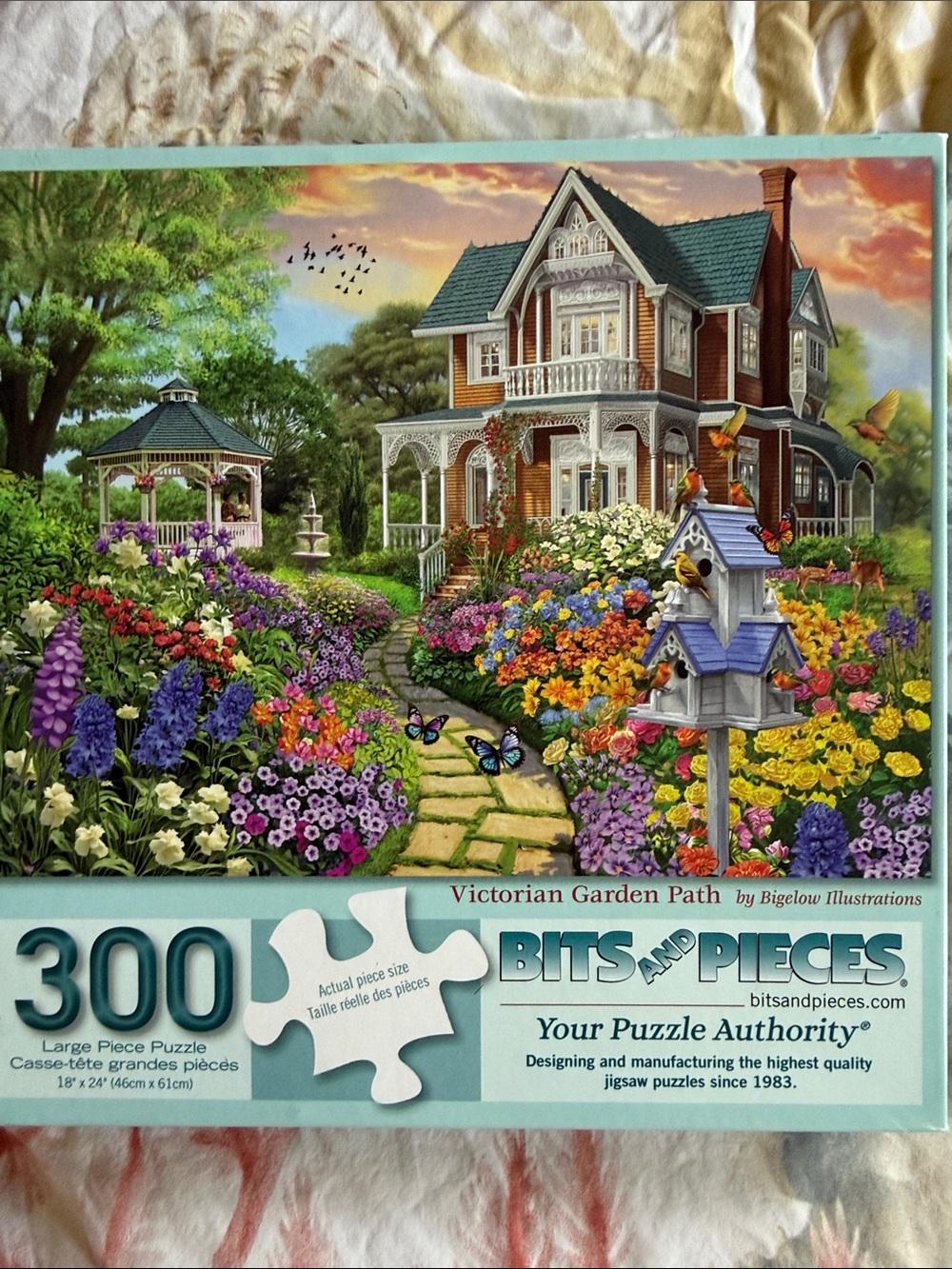 Bits and Pieces “Victorian Garden Path” 300-Piece Puzzle - Multicolor